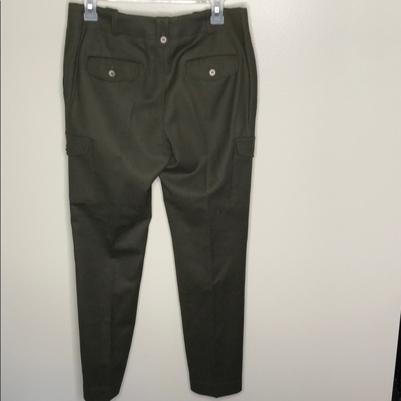 Talbots Dark Green Wool Dress Pants Trousers - Picture 6 of 8